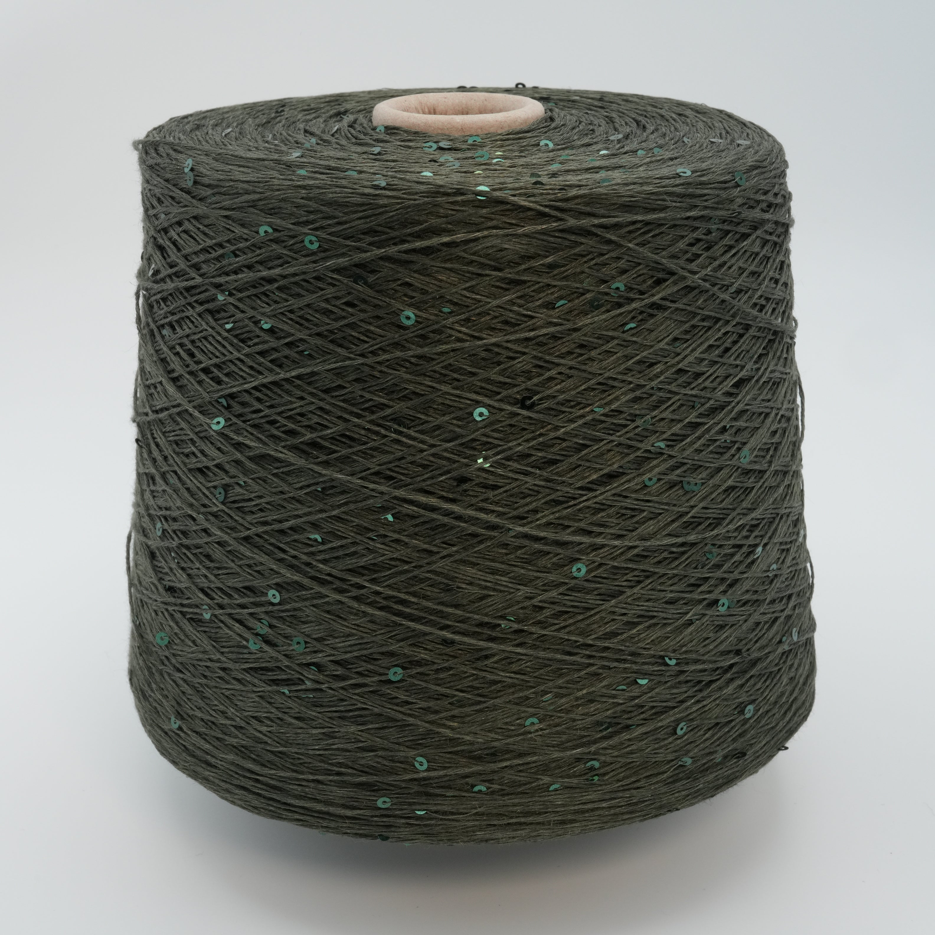 Bellino 370m/100g (404yds/3.5oz), Emerald Smoke – 100% Linen