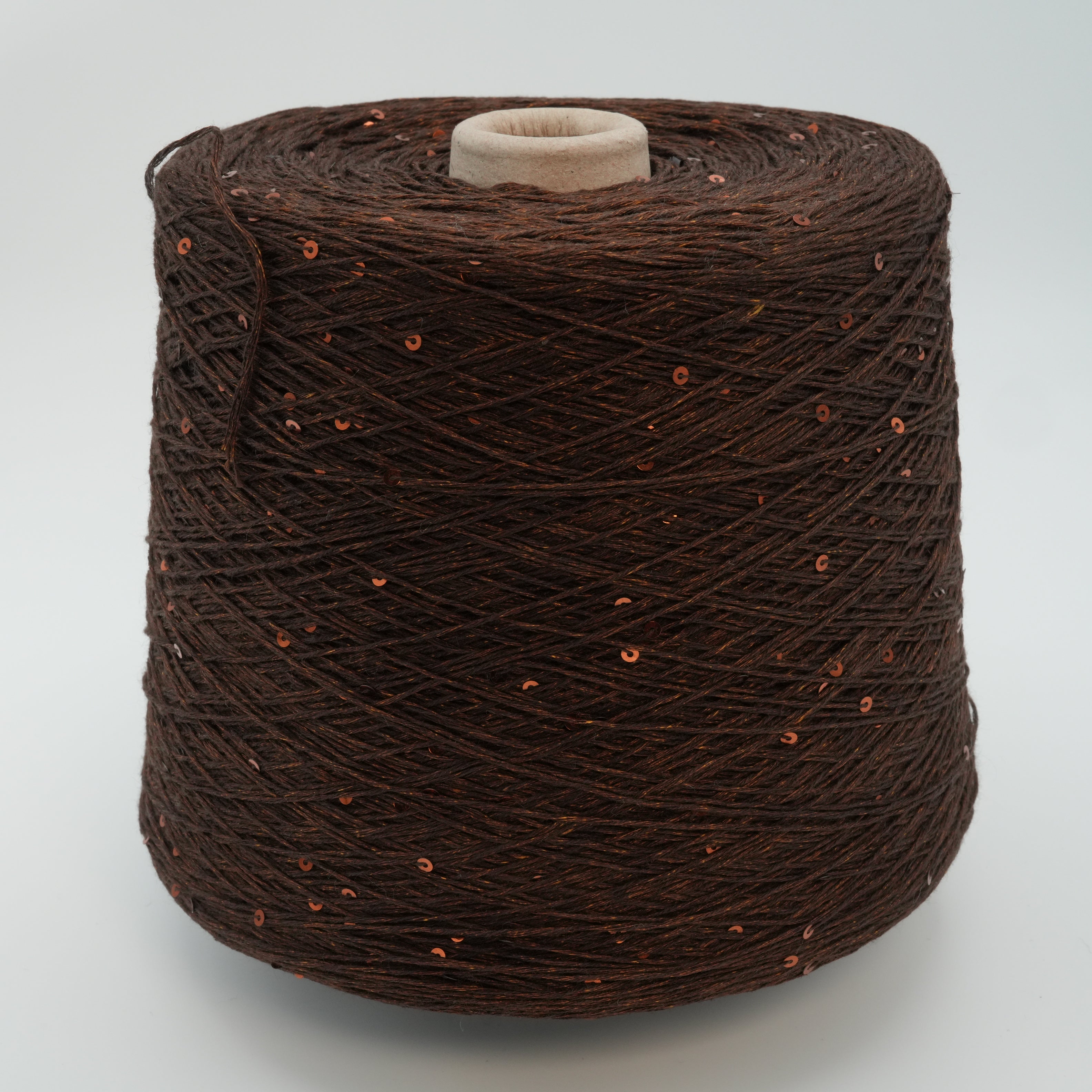 Bellino 370m/100g (404yds/3.5oz), Cocoa Bronze – 100% Linen