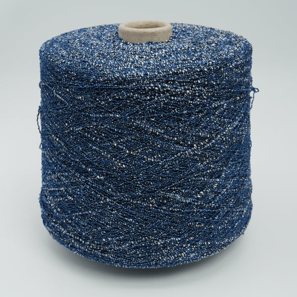 Millefili – Cocobello 370m/100g (405yds/3.5oz), Blueberry Confetti – Cotton, Viscose & Polyester Blend