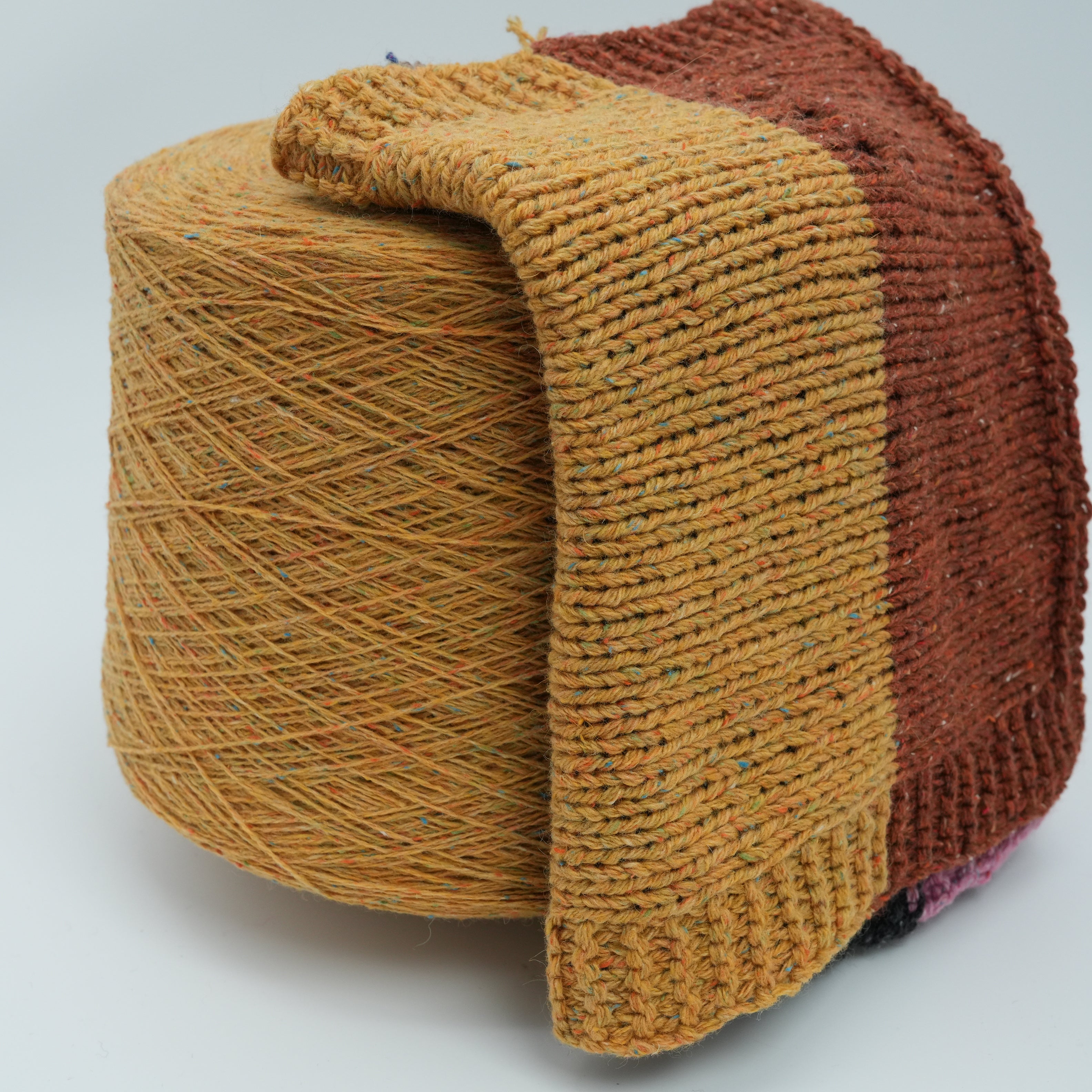 Pigalle 1500m/100g (1640yds/3.5oz), Brick Tweed – Wool, Silk, Polyamide & Viscose Blend