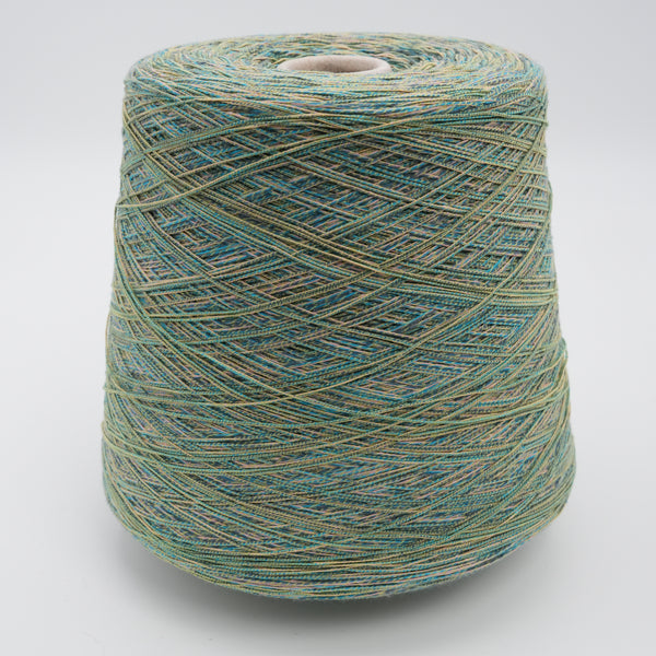 Millefili S.p.A – Mixtique 590m/100g (645yds/3.5oz), Verdant Mirage – Cotton & Polyamide Blend