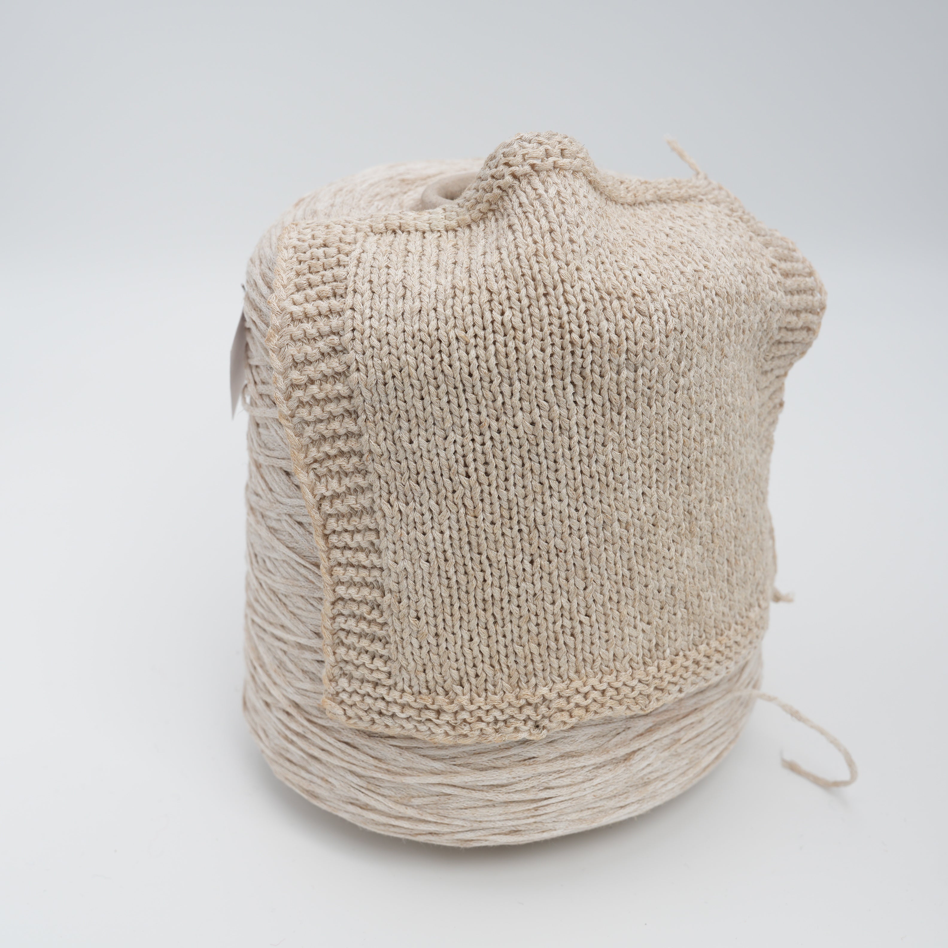 Cotlino 200m/100g (218yds/3.5oz), Warm Oats – Cotton & Linen Cord-Style Blend