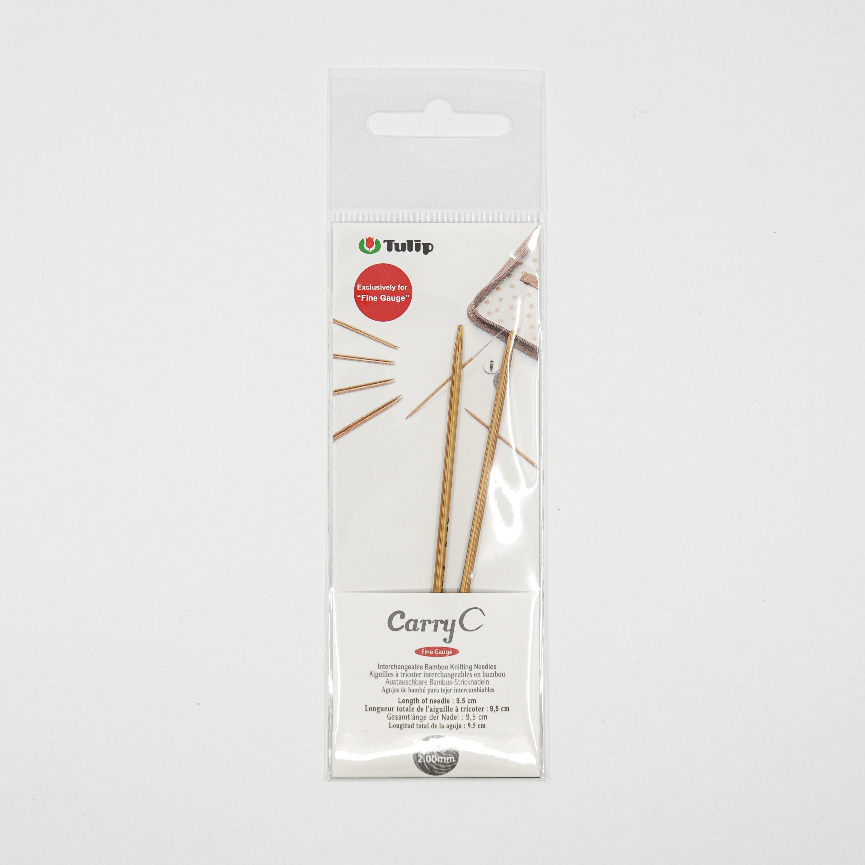 Tulip – CarryC "Fine Gauge" Interchangeable Needle Tips, 9.5 cm (3¾″) – for Fine Gauge Cables