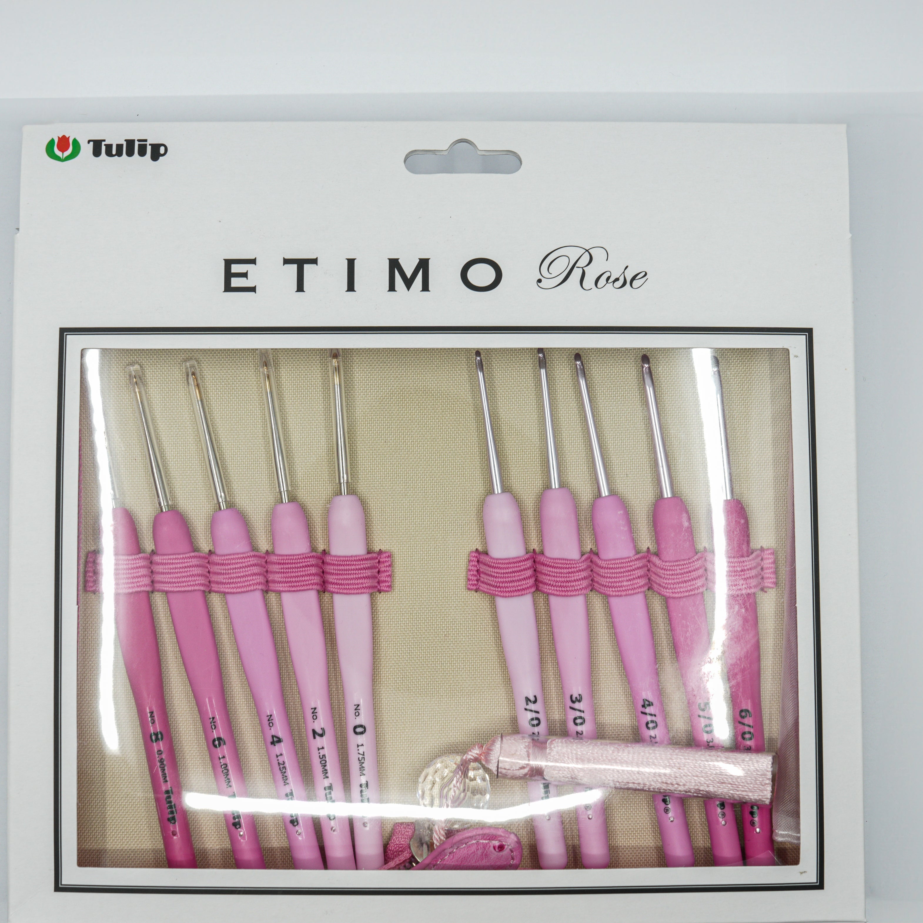 Tulip Crochet Hooks Set Rose 10pc TEL-001e