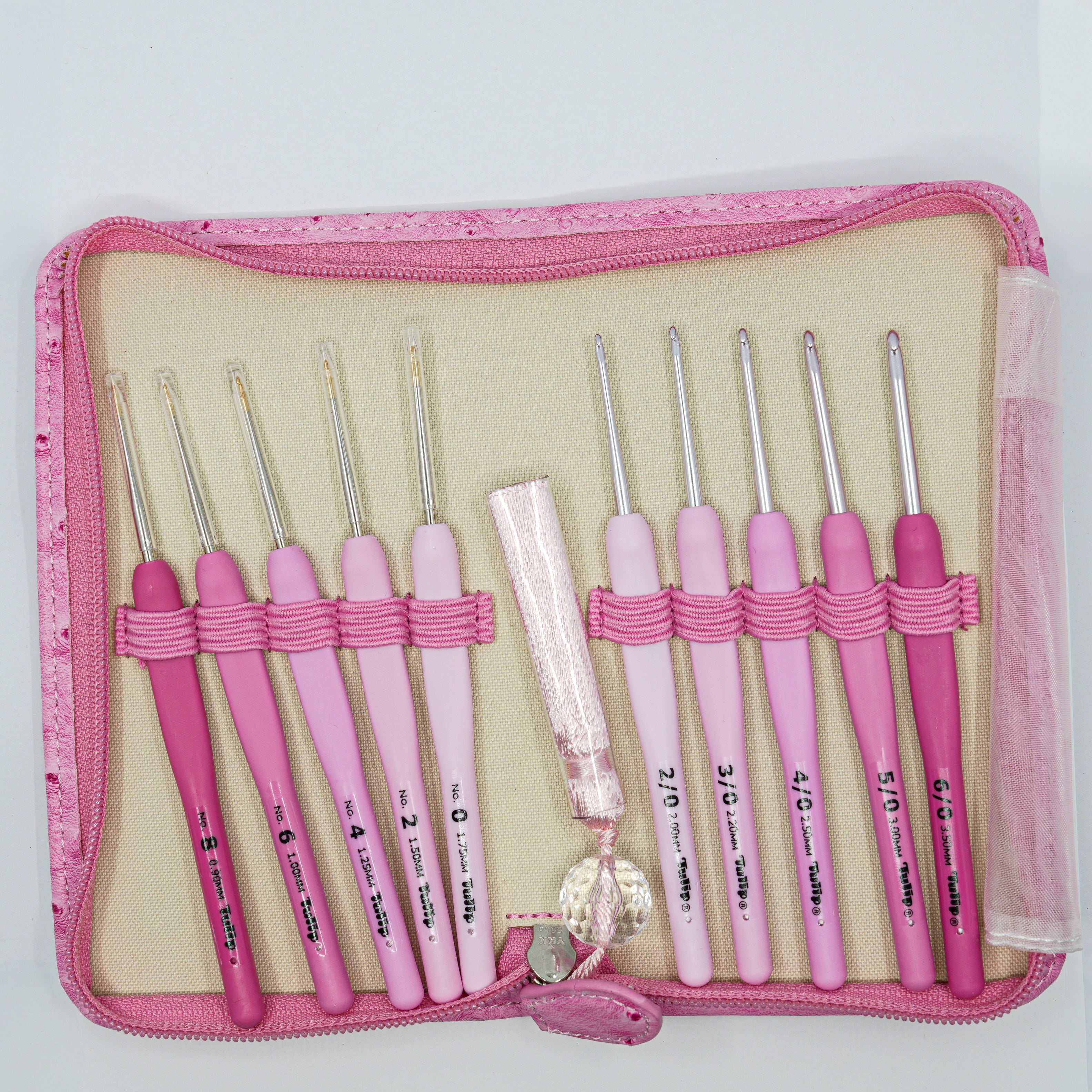 Tulip Crochet Hooks Set Rose 10pc TEL-001e