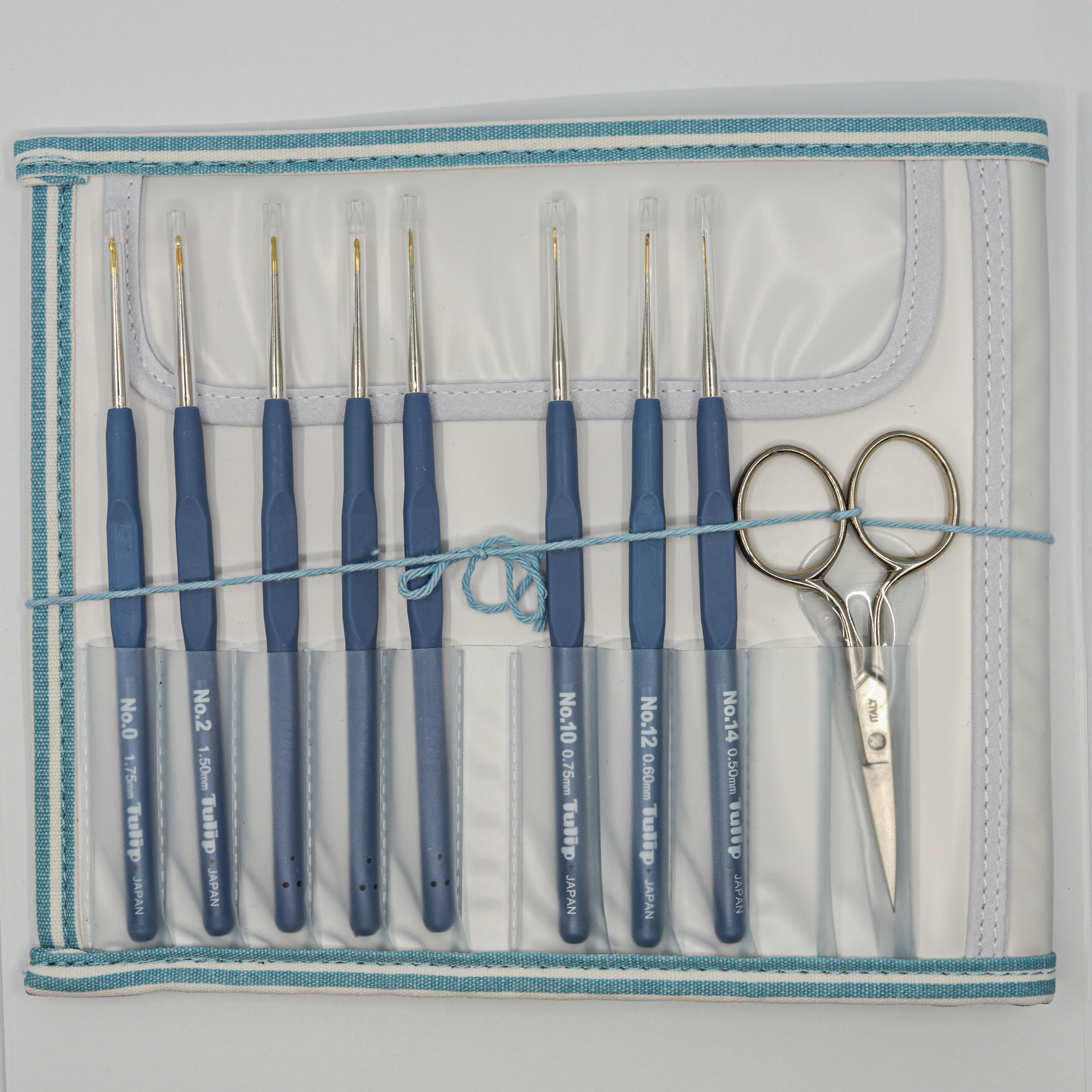Tulip Steel Crochet Hooks Set Royal Silver 8pc TP1168