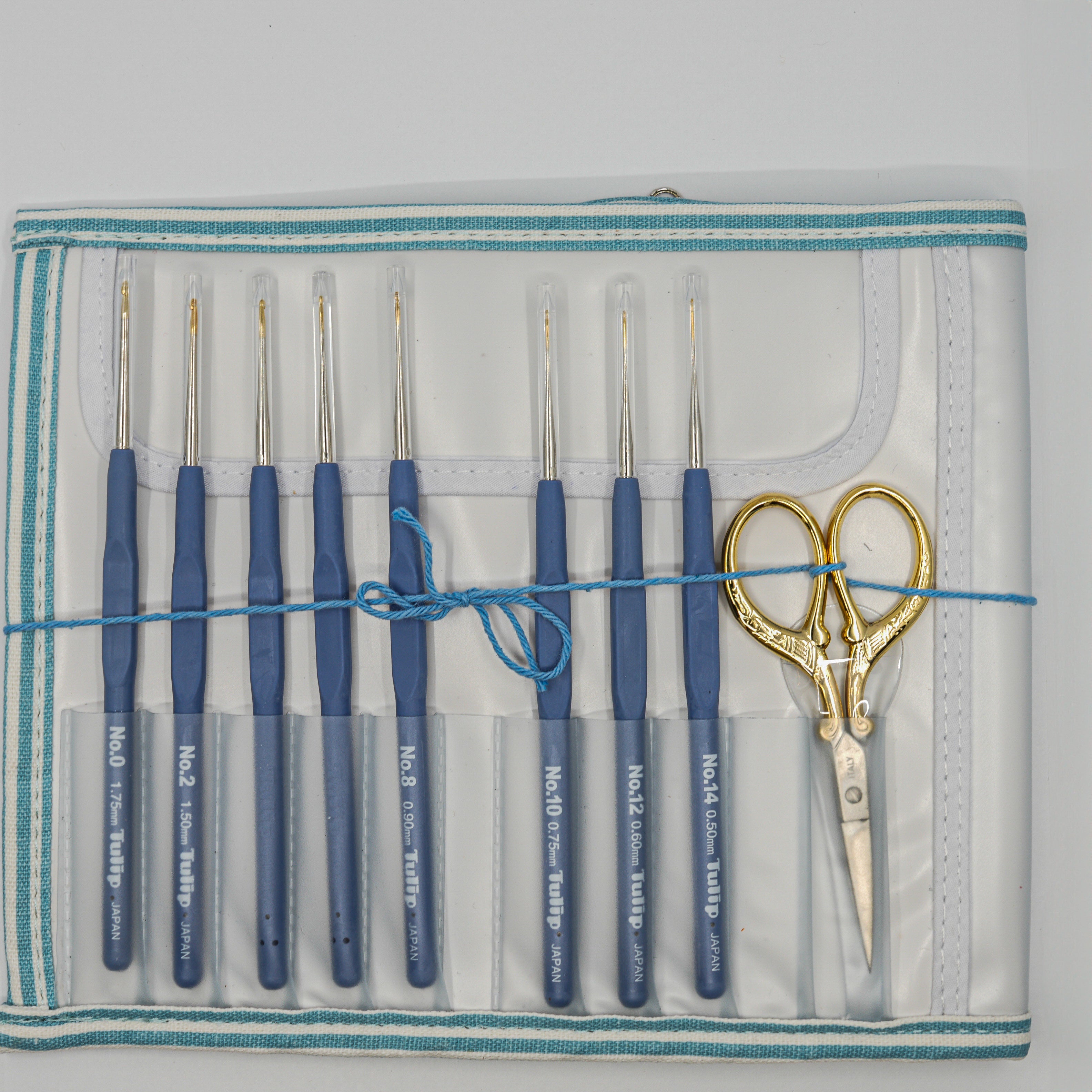 Tulip Steel Crochet Hooks Set Premium Gold 8pc TLG-002e