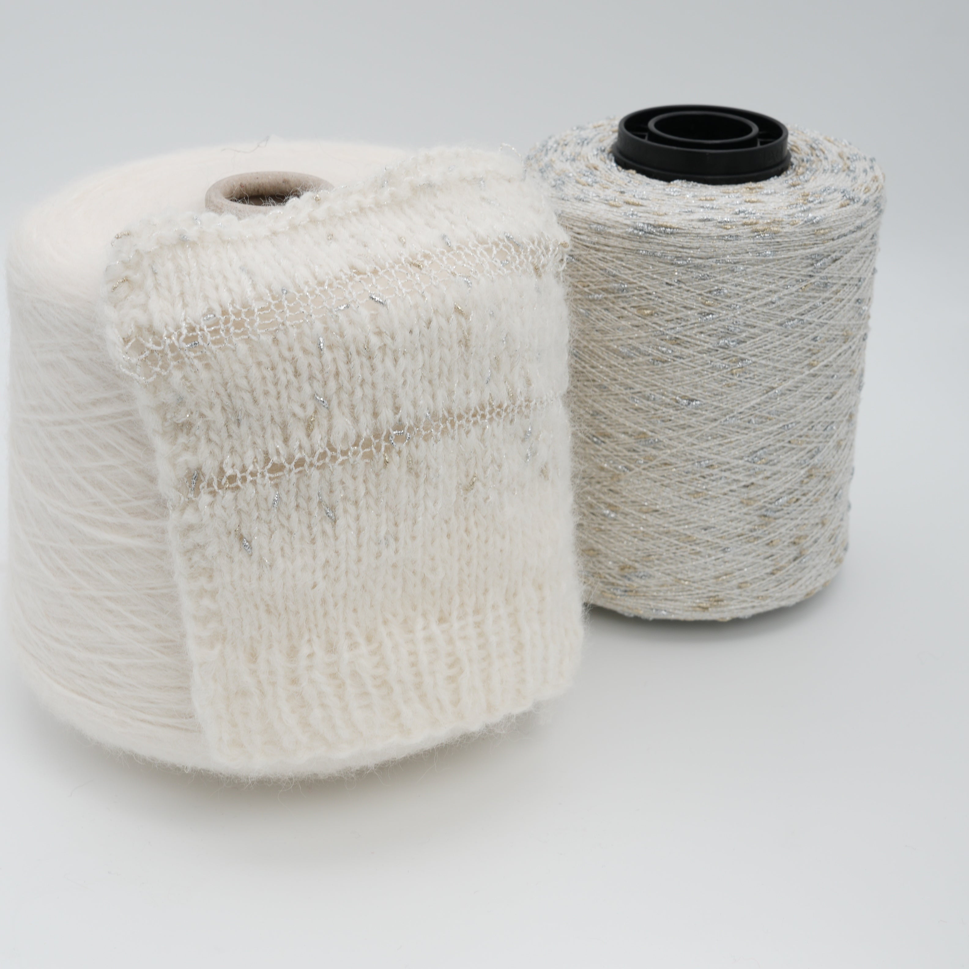 ALBASOFT NM4200 420m/100g (459yds/3.5oz), Ivory Cloud – Alpaca, Polyamide & Wool Blend