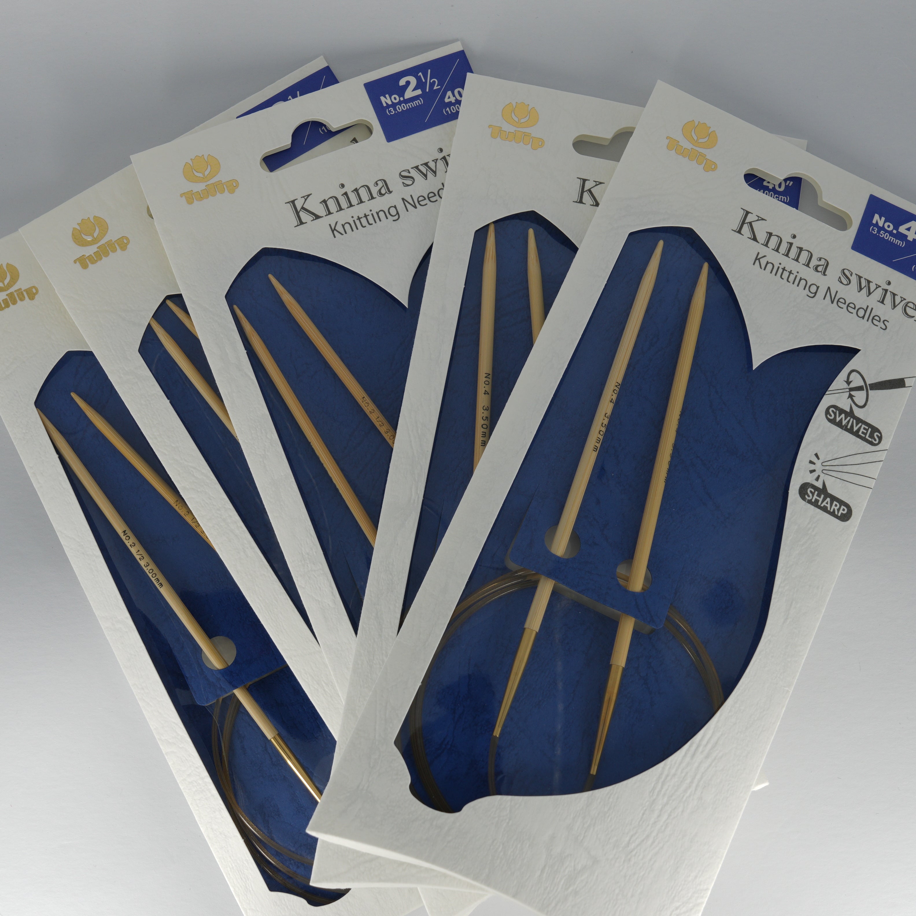 Tulip Knina Swivel Circular Knitting Needles – 100cm (40″)