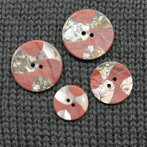 Button 34 mm · 2 holes · Fratelli Bonfanti (Italy)