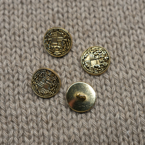 Button 15 mm · Shank · Fratelli Bonfanti (Italy)