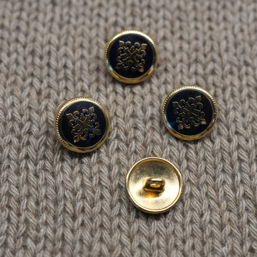 Button 15 mm · Shank · Fratelli Bonfanti (Italy)