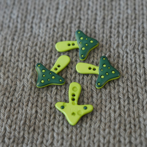 Button 25×20 mm · 2 holes · Mediac (Germany)