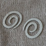Decorative Metal Clasp 49×42 mm · Spiral Design · 11 g · Mediac (Germany)