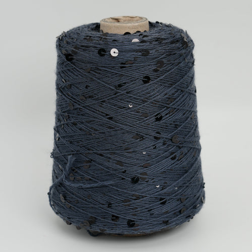 Cosmo 3600 360m/100g (394yds/3.5oz) – 100WV Black Sequins 6mm&3mm