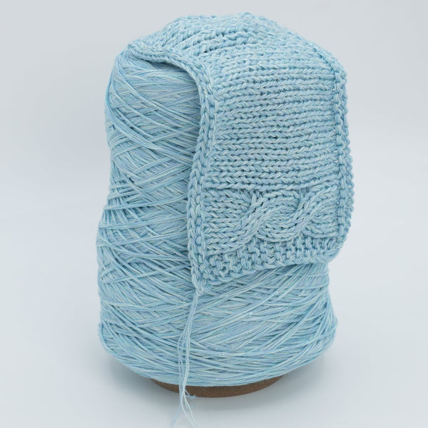 Yarnix Aqua Glow — 268m/100g (293yds/3.5oz) Cotton, Viscose, Merino Wool, Lurex