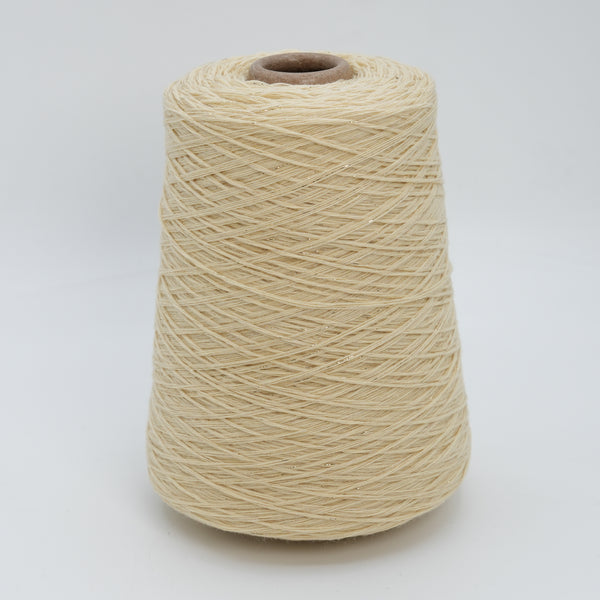 Yarnix Butter Lux — 375m/100g (410yds/3.5oz) Fingering | Lambswool, Lurex