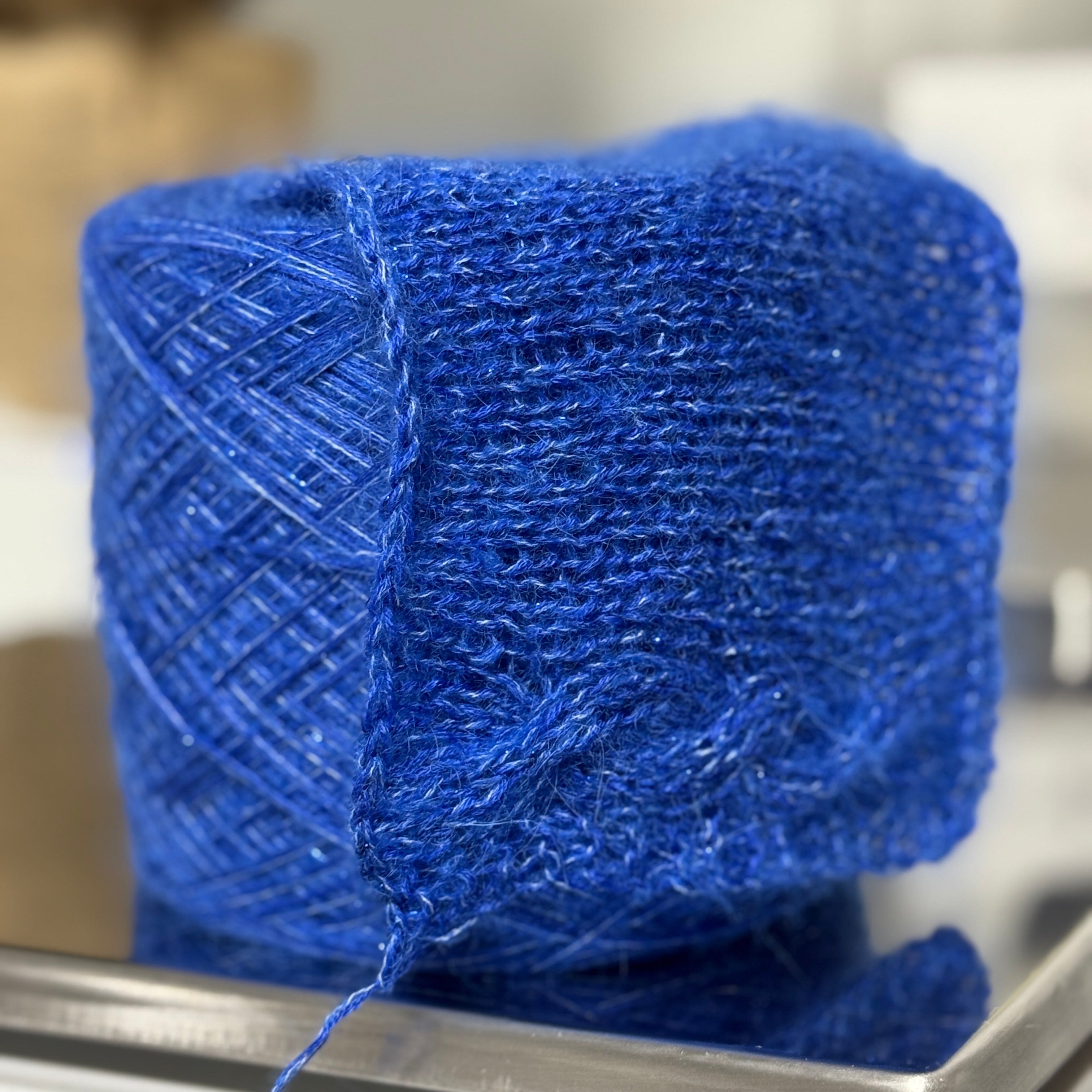 Yarnix Cobalt Lux (Fingering) 1500m/300g (1640yds) WM, WS, SE, Lurex