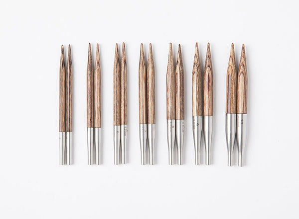 Knit Picks: Moonstone Resilience Short Interchangeable Needle Clutch Set - 2.75" (7cm) Tips