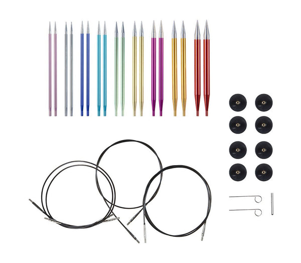 Knit Picks: Prism Aluminum Options Interchangeable Needle Set - 4.75" (12cm) Tips