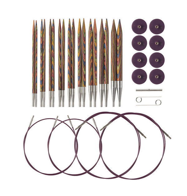 Knit Picks: Rainbow Options Interchangeable Needle Set - 4.75" (12cm) Tips