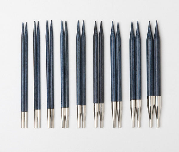 Knit Picks: Blue & Gold Interchangeable Needle Clutch Set - 4.75" (12cm) Tips