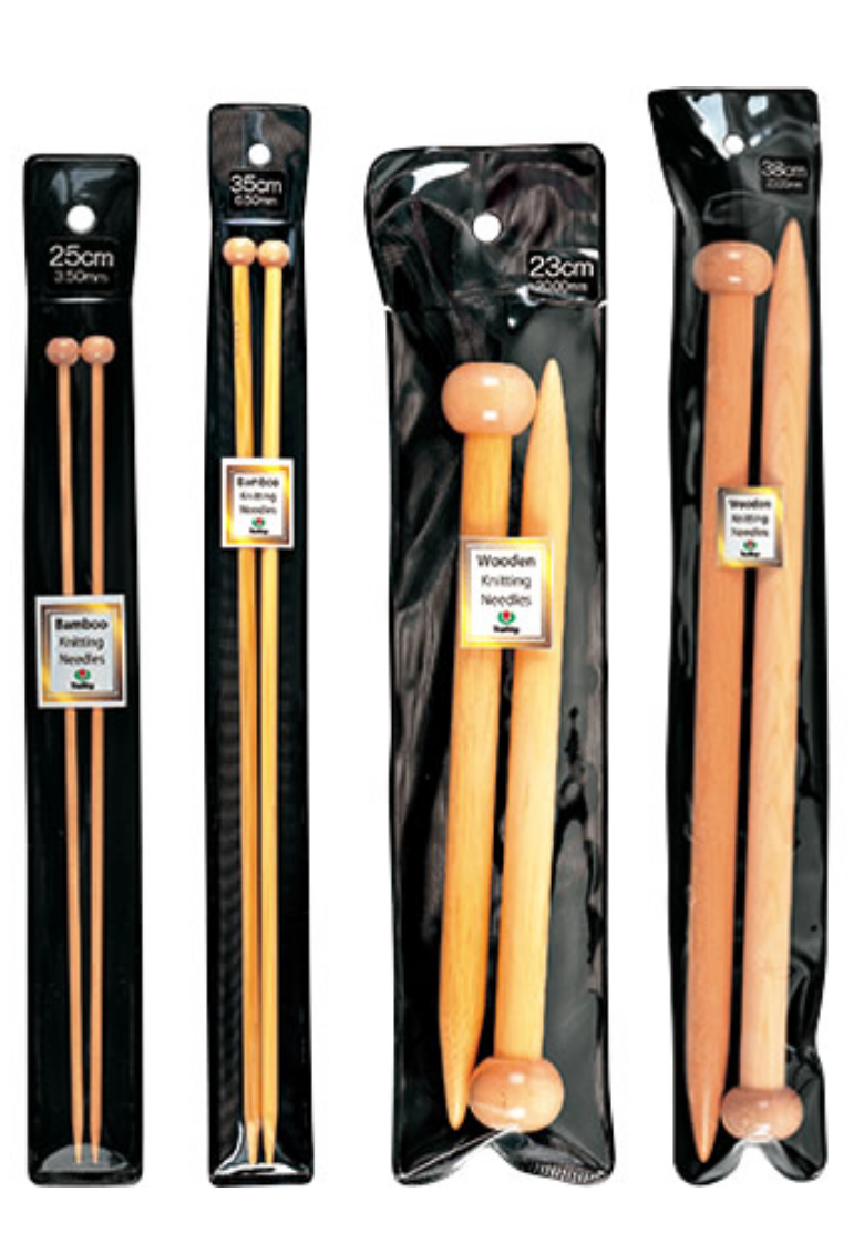 Tulip Straight Bamboo Knitting Needles, 25 cm