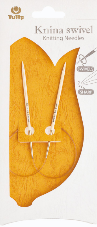 Tulip Knina Swivel Circular Knitting Needles – 40cm (16")