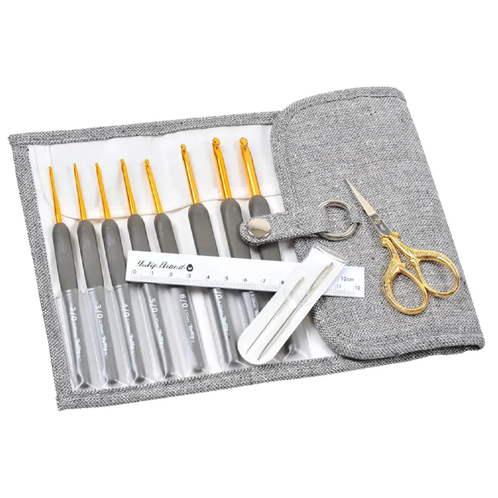 Tulip Crochet Hooks Set Premium Gold TEG-003e