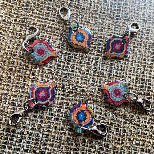 Locking Stitch Markers by Emma Ball (Set of 6)