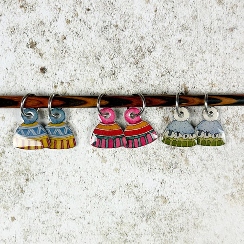 Ring Stitch Markers by Emma Ball (Set of 6)