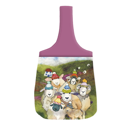 Small Wrist Bag by Emma Ball – 21×40 cm with Front Pocket