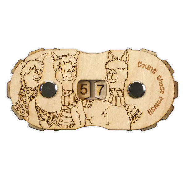 Emma Ball Wooden Row Counter