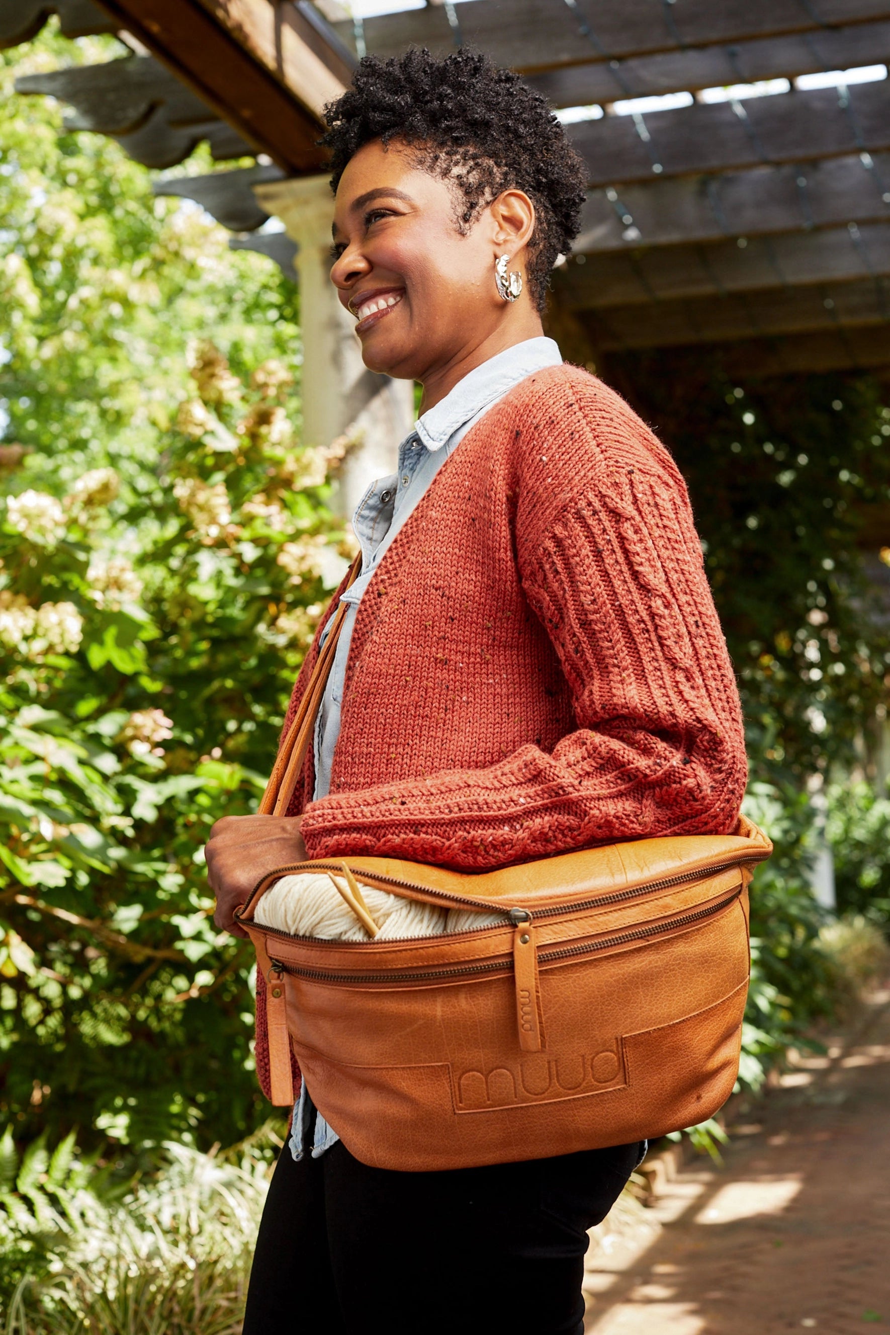 MUUD Vegas XL Oversized Leather Bumbag