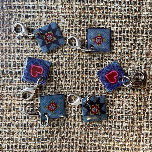 Locking Stitch Markers by Emma Ball (Set of 6)