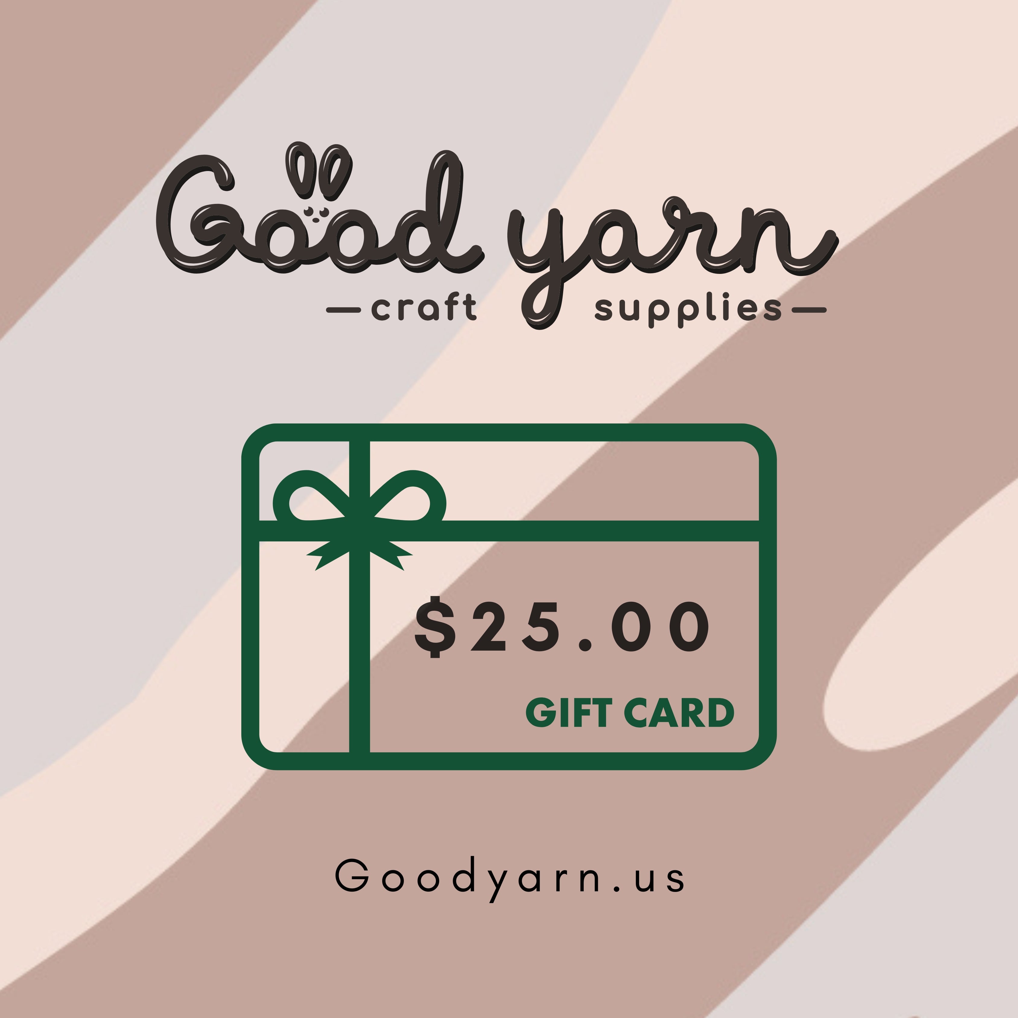 Good Yarn gift card $25