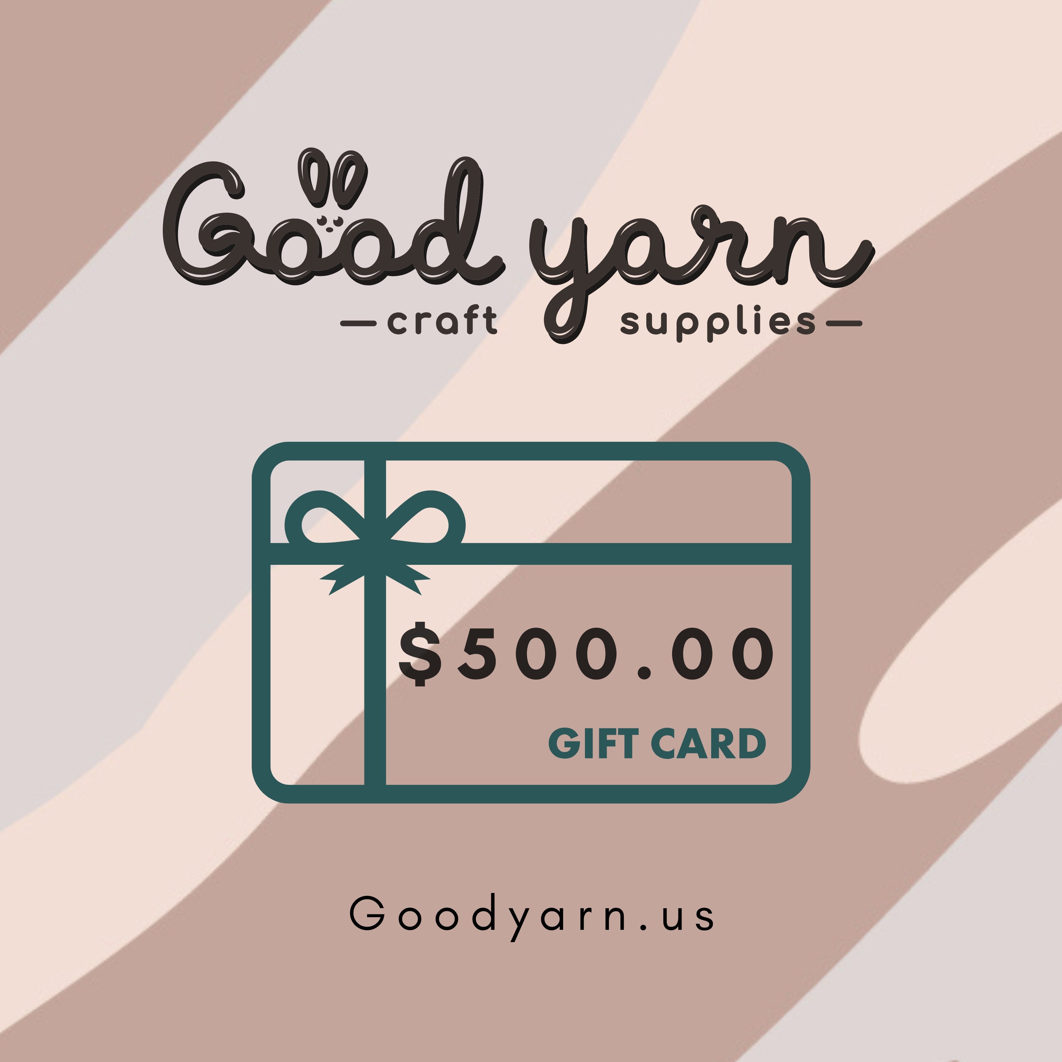Good Yarn gift card $500