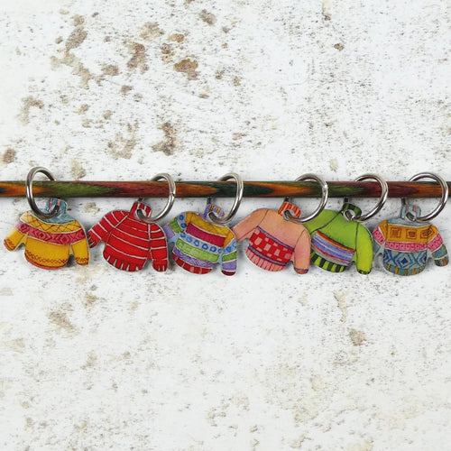 Ring Stitch Markers by Emma Ball (Set of 6)