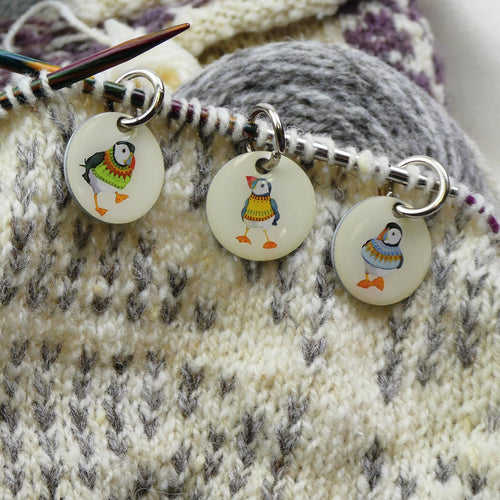 Ring Stitch Markers by Emma Ball (Set of 6)