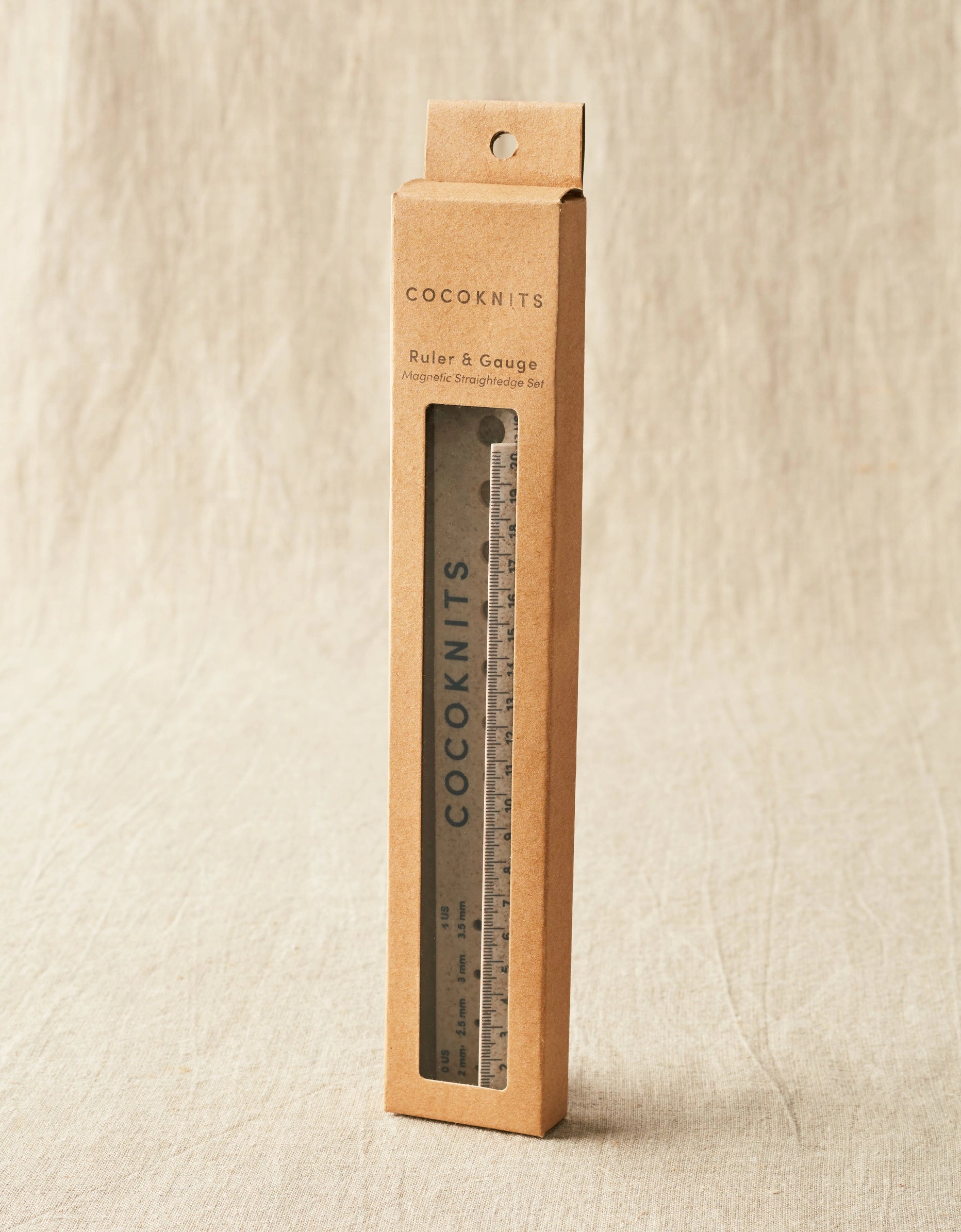 Cocoknits Magnetic Ruler & Needle Gauge Set