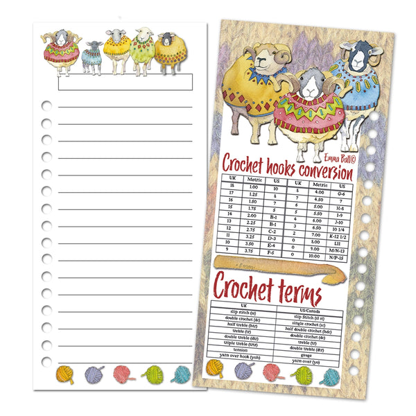 Sheep in Sweaters Crochet Colour Chart Cards