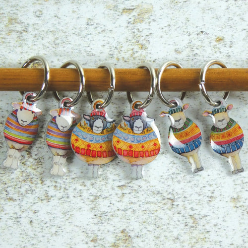 Ring Stitch Markers by Emma Ball (Set of 6)