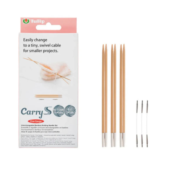 CarryS "Fine Gauge" Interchangeable Needle Set – 2.50mm (US 1½), 9.5 cm (3¾") – TP1298